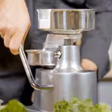 máquina para hacer hamburguesas manual - 150 mm
