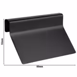 (12 ks) Popisovací štítky - SUPERBOX - kov - černá - 80x15 mm - voděodolné