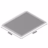 Blacha piekarnicza - Aluminium - 346x436mm - perforowana - pasuje do Piekarniki konwekcyjne EHTE565N & EHTE565DN