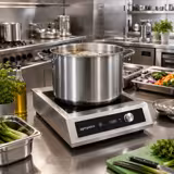 Commercial Induction Hob – 5 kW – For Large Pots (45–50 cm)