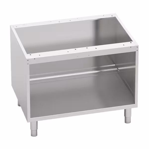 Open Base Cabinet - Lorenzo 600 - 900x550x600mm - Stainless Steel AISI 304 - Series Lorenzo 600