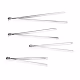 (4 pcs) Barbecue tongs - Length: 400mm - Stainless steel