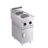 Electric Boiling Top - 4.6kW - 2 plates - with base cabinet - 1 door