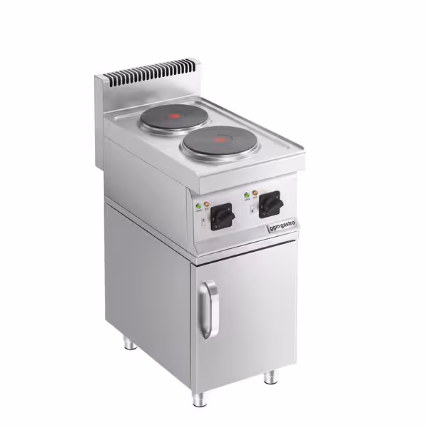 Set Üstü Elektrikli Ocak - 4,6kW - 2 Isı Plakalı - Dolaplı, 1 Kapı