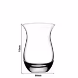 (72 pcs) Tea glass - AQUA - 160 ml - Clear