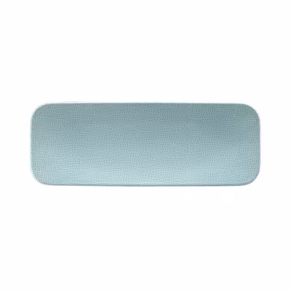 (2 stuks) SELTMANN WEIDEN | Coup bord - plat rechthoekig - 380x140mm - Turquoise