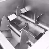 Elektromos Húskeverő - max. 100 kg hús - 2,2 kW - változtatható forgásirány - billenő tállal