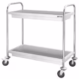 Carrinho de serviço - 950x500mm - com 2 cubas & 2 travões