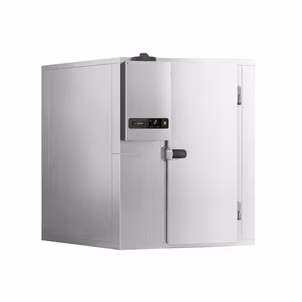 Edelstahl Kühlzelle - 1500x1500mm - 3,5m³ - inkl. Kühlaggregat