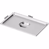 Couvercle GN 1/1 en inox