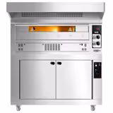 Газова піч для піци - 6х33 см - Manual (механічне управління) - вкл. витяжку та розстійну шафу