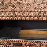 Forno a carvão de cobre - 1500mm - fechado - 1 grelhas