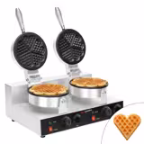 Waffle aparat - Dvostruki - 2,6 kW - Oblik: Srce