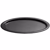 (6 uds) Bandeja de autoservicio - Melamina - KAFFEEHAUS - 260x200mm - Altura: 15mm - Negro - superficie antideslizante - apilable - apta para lavavajillas