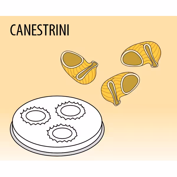Pasta Shaping Disc - Canestrini - 16mm - Ø 50mm - compatible with NMF5N