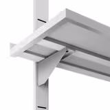 Półka ścienna PREMIUM - 2000x400mm - z 1 poziomami