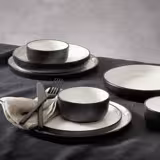 (6 szt.) Miseczka - Cosmic - Porcelana - 110x110mm - Czarny