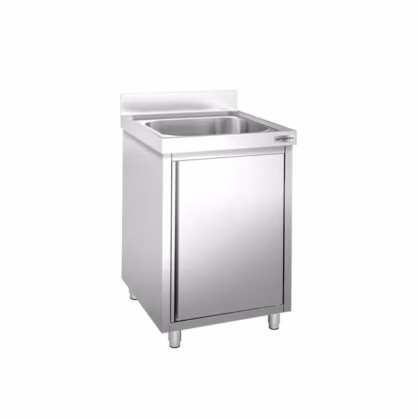 Commercial Sink Cabinet PREMIUM - 600x700mm - with 1 bowl centre