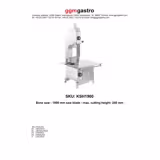 Knochensäge - 1900mm Sägeband - max. Schnitthöhe: 240mm