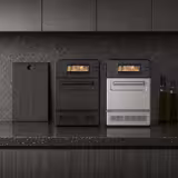 Speedofen - 3 kW - mit Grill & Mikrowellenfunktion - 18,7 Liter - Schwarz