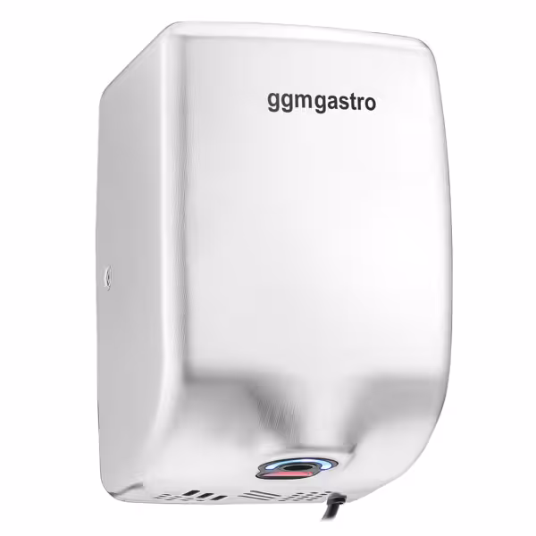 Handdroger met infraroodsensor & geluidsarm - RVS geborsteld