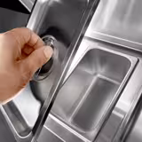 Étagère d’adossement avec bacs à épices - 4x GN 1/4	