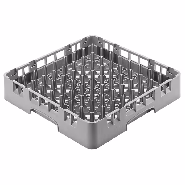 CAMBRO | CAMRACK® - Dorn-/ Tellerspülkorb 1/1 - 9x9 Fächer - 500x500mm - Grau