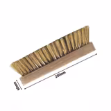 Spare Brush for Cleaning Brush - 200x60x60mm - Brass bristles & Stainless Steel scraper - for PRBG3S