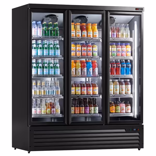 Beverage fridge – 1300 litres – with 3 glass doors