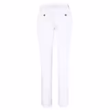 (6 pieces) KARLOWSKY | Ladies' Stretch Chino Work Trousers – White - Size 34 - Easy-Care