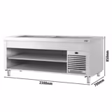 Balcão de buffet frio COPENHAGA - 2310mm - para 6x GN 1/1
