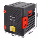 Conteneur Isotherme - Ouverture Frontale - GN 1/1 - 63 L - Pour 12 x GN 1/1