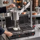 Swiveling portion dispenser - for waffles - 4 liters