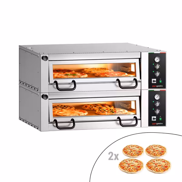 Elektro Pizzaofen Power - 4+4x 34 cm - Manuell