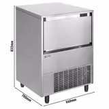 Mașină de gheață  / aparat pentru cuburi de gheață - 45 kg / 24h