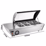 Countertop refrigerated display case - 67L - 1035mm - For 8x GN 1/6 or 4x GN 1/3