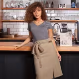 KARLOWSKY | Green Generation Waist Apron – Pebble Grey - 110×65 cm - recycled polycotton - 2 pockets