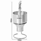 Distributeur de pâte à donuts – Manuel – 3 litres – Taille réglable – Inox