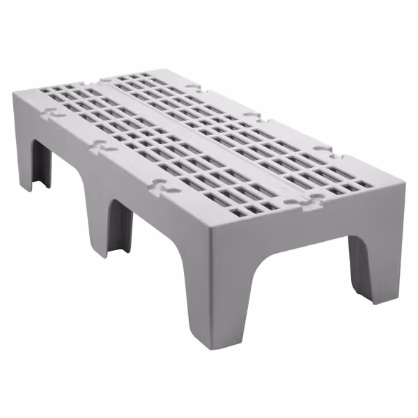 CAMBRO | SERIE S - Schwerlast Lageruntersatz - 1220mm - mit geschlitzter Oberfläche - Grau gesprenkelt