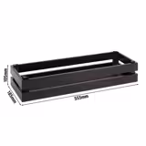 Caisse pour buffet - SUPERBOX - Bois - Noir - Hauteur:105mm