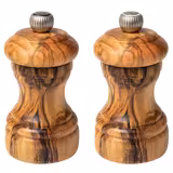 (6 Stück) PEUGEOT | BISTRO - Salz- & Pfeffermühle - Olivenholz - Höhe: 100mm
