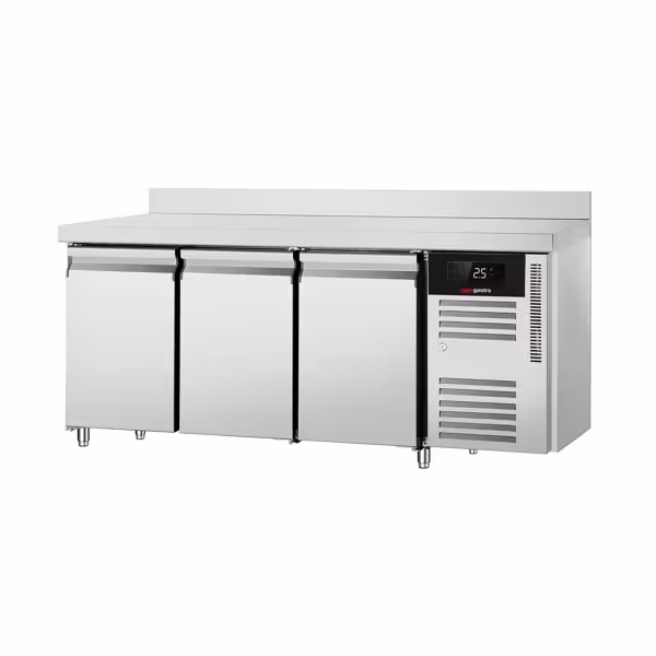Commercial Counter Fridge ECO - 1795x700mm - with 3 doors - with upstand - capacity 417 litres