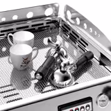 Commercial Espresso Machine Compact - 2 Group - Manual - Pre-infusion System & 1 Steam Wand