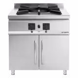 Gasherd Tantuni - 24 kW - 1 Brenner - inkl. Tantuni Pfanne & Unterbau mit 2 Türen