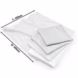 (10 pz) Panno in microfibra - 400x400mm - Bianco