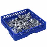 Commercial Dishwasher Cutlery Rack 1/1 – 500 × 500 mm – Blue