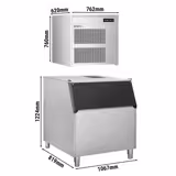 Commercial Flake Ice Machine - Modular - 390kg/24h - incl. Ice Storage Bin
