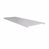 Afdekplaat - RVS - 1875x487x33mm - voor 2 koeleilanden KIBL1955 - voor rug-aan-rug opstelling