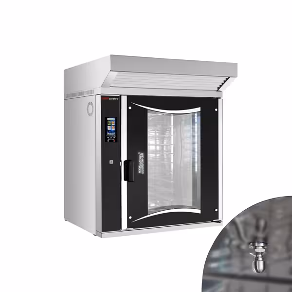 Forno eléctrico de ar quente - de Toque - 6x EN 600 x 400 cm - incl. exaustor, com motor e condensador