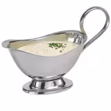 (6 Stück) Sauciere - PROFI - Edelstahl 18/8 - 0,25 Liter